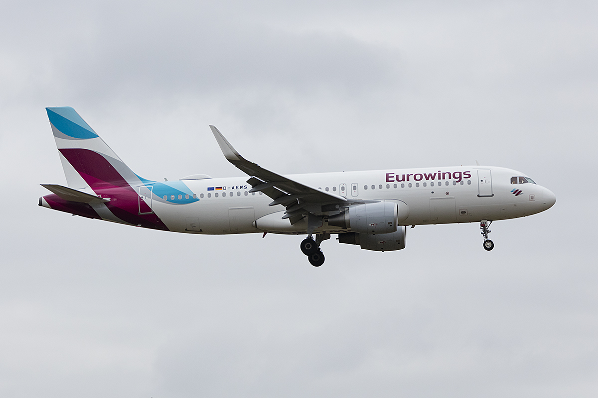 Eurowings, D-AEWS, Airbus, A320-214, 23.01.2018, ZRH, Zürich, Switzerland 



