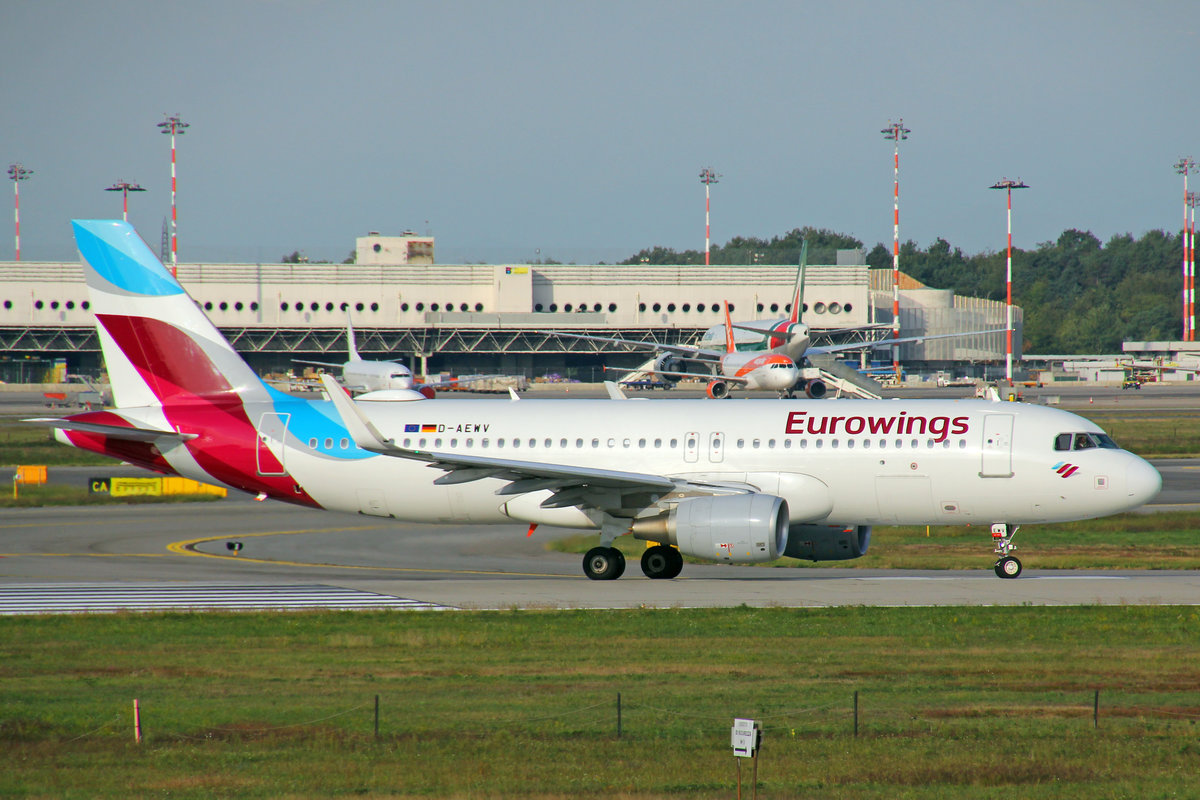Eurowings, D-AEWV, Airbus A320-214, msn: 7545, 30.September 2020, MXP Milano-Malpensa, Italy.