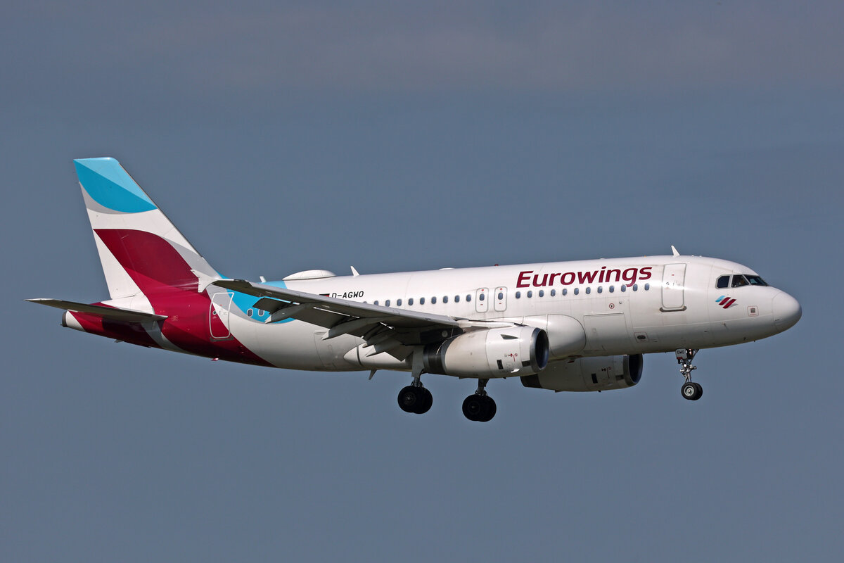 Eurowings, D-AGWO, Airbus A319-132, msn: 4166, 13.Juli 2023, MXP Milano Malpensa, Italy.