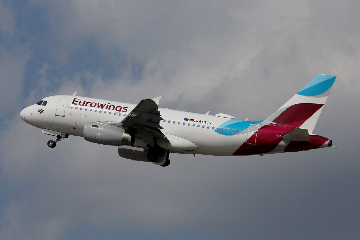 Eurowings, D-AGWU, Airbus, A 319-132, DUS-EDDL, Düsseldorf, 21.08.2019, Germany 
