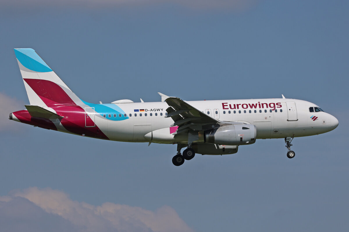 Eurowings, D-AGWY, Airbus A319-132, msn: 5941, 03.Mai 2023, ZRH Zürich, Switzerland.