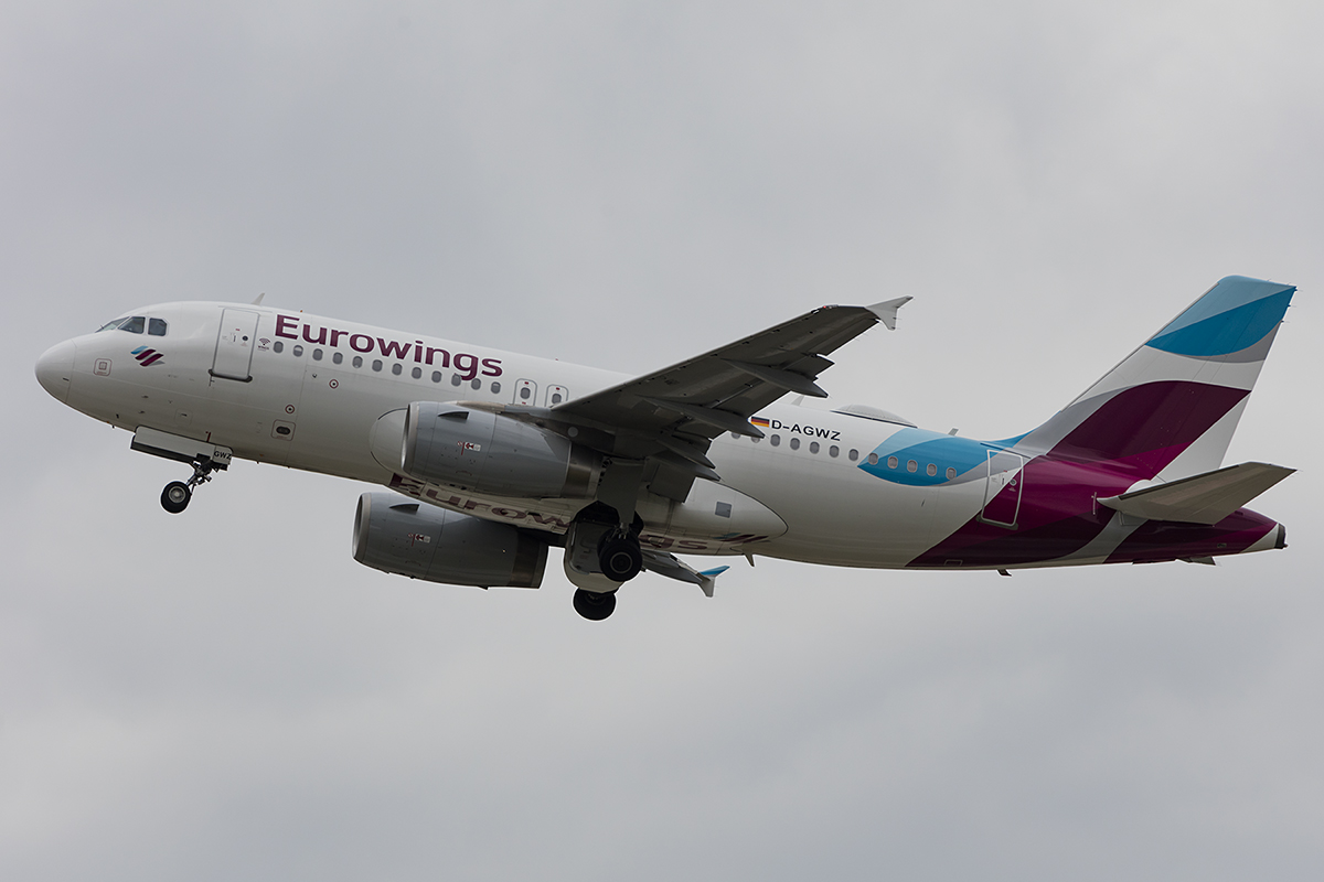 Eurowings, D-AGWZ, Airbus, A319-132, 11.07.2018, STR, Stuttgart, Germany 




