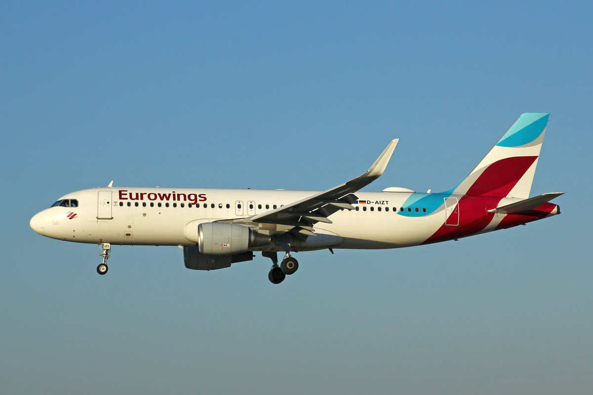 Eurowings, D-AIZT, Airbus A320-214, msn: 5601, 21.August 2020, ZRH Zürich, Switzerland.