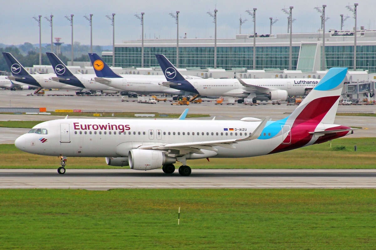 Eurowings, D-AIZU, Airbus A320-214, msn: 5635, 11.September 2022, MUC München, Germany.