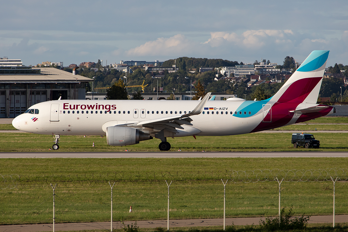 Eurowings, D-AIZV, Airbus, A320-214, 12.09.2019, STR, Stuttgart, Germany


