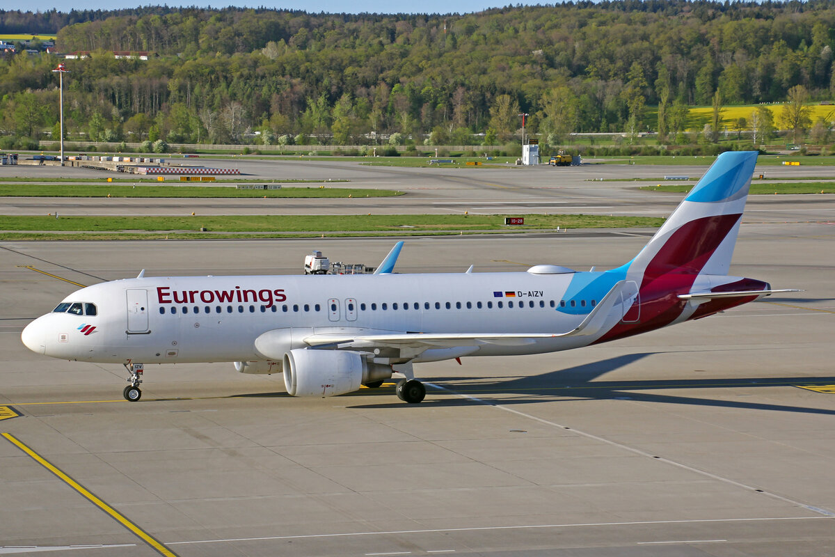 Eurowings, D-AIZV, Airbus A320-214, msn: 5658, 18.April 2022, ZRH Zürich, Switzerland.