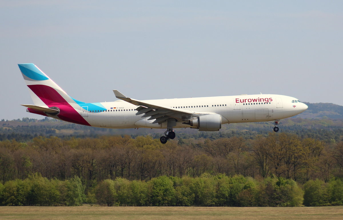 Eurowings, D-AXGD,MSN 573, Airbus A 330-203,30.04.2017, CGN-EDDK, Köln-Bonn, Germany 