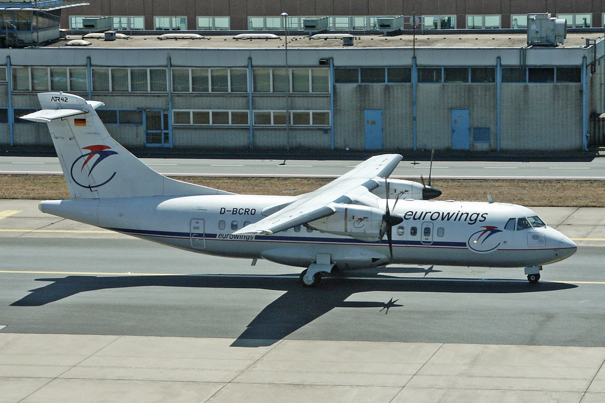 Eurowings, D-BCRO, ATR 42-300QC, 19.Juli 2003, FRA Frankfurt, Germany.