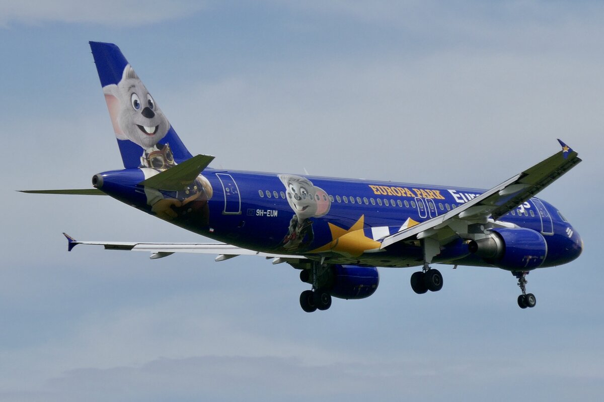 Eurowings Europe, A320-200, 9H-EUM, Europa Park Livery, 20.5.24, Zürich