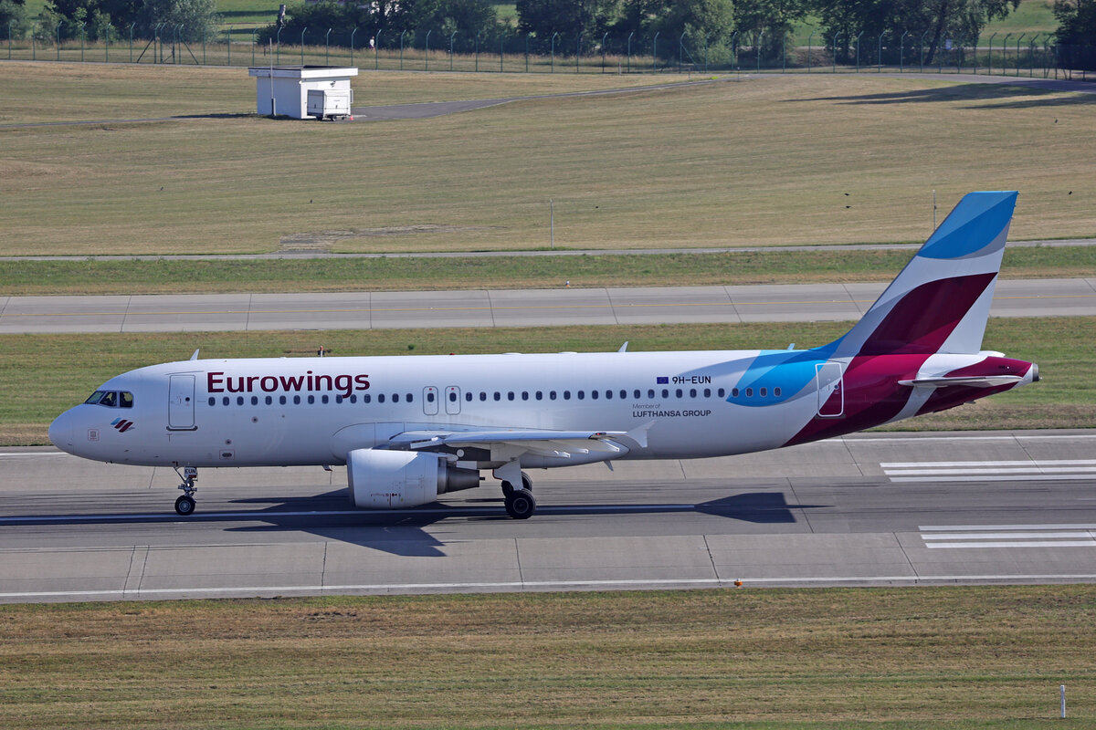 Eurowings Europe Malta, 9H-EUN, Airbus A320-214, msn: 3422, 19.Juni 2026, ZRH Z�rich, Switzerland.