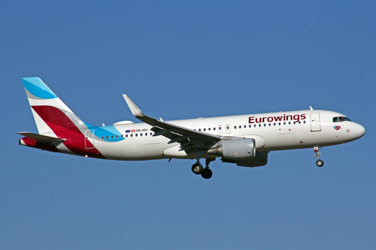 Eurowings Europe, OE-IEU, Airbus A320-214, msn: 6953, 27.Februar 2022, ZRH Zürich, Switzerland.