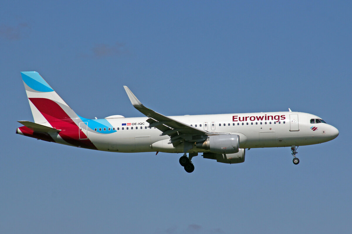 Eurowings Europe, OE-IQC, Airbus A320-214, msn: 7019, 01.Mai 2022, ZRH Zürich, Switzerland.
