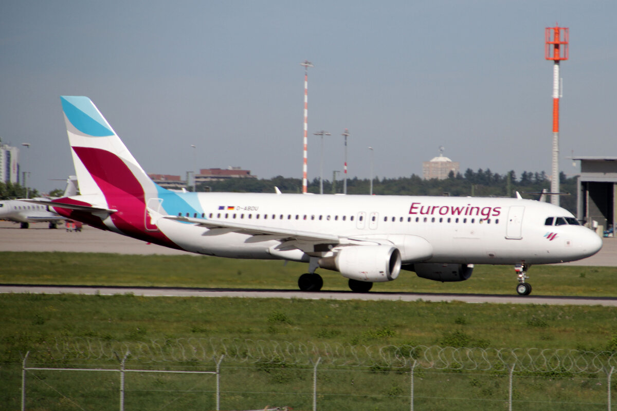 Eurowings (EW-EWG), D-ABDU, Airbus, A 320-214, 25.09.2023, EDDS-STR, Stuttgart, Germany