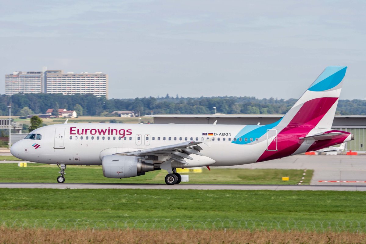 Eurowings (EW-EWG), D-ABGN, Airbus, A 319-112 (Wetlease v. AB), 05.09.2017, STR-EDDS, Stuttgart, Germany 