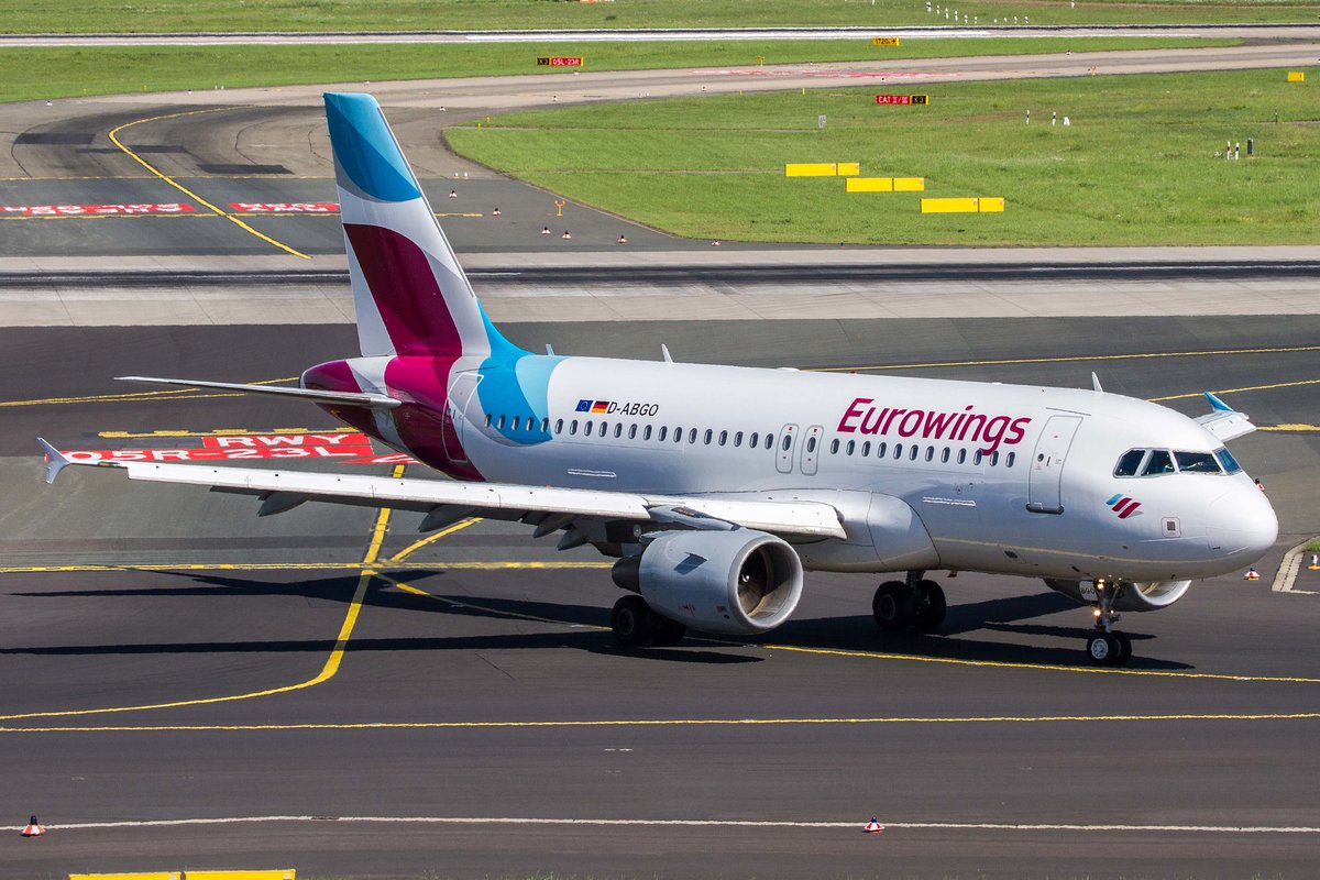Eurowings (EW-EWG), D-ABGO, Airbus, A 319-112 (Wetlease v. AB), 17.05.2017, DUS-EDDL, Düsseldorf, Germany