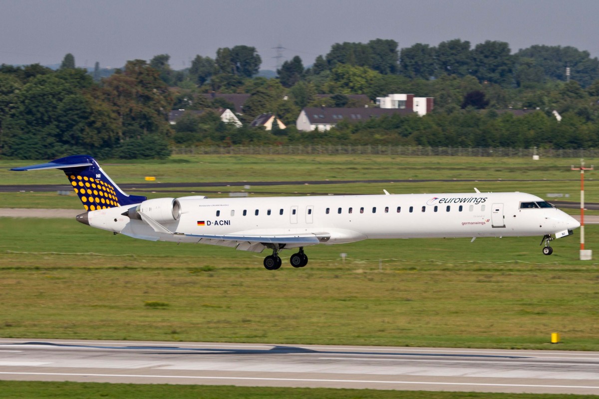 Eurowings (EW-EWG), D-ACNI, Bombardier, CRJ-900 NG (GW-Sticker), 22.08.2015, DUS-EDDL, Düsseldorf, Germany