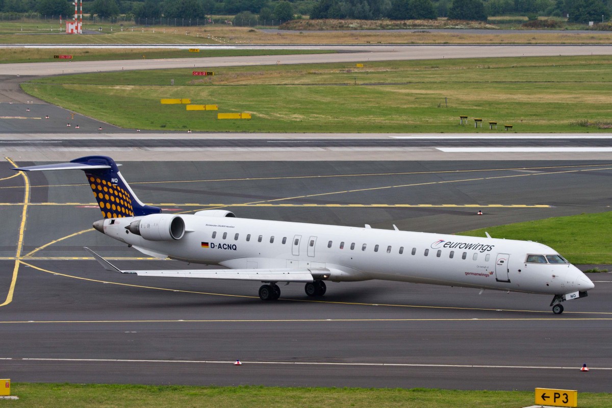 Eurowings (EW-EWG), D-ACNQ, Bombardier, CRJ-900 NG (GW-Sticker), 27.06.2015, DUS-EDDL, Düsseldorf, Germany