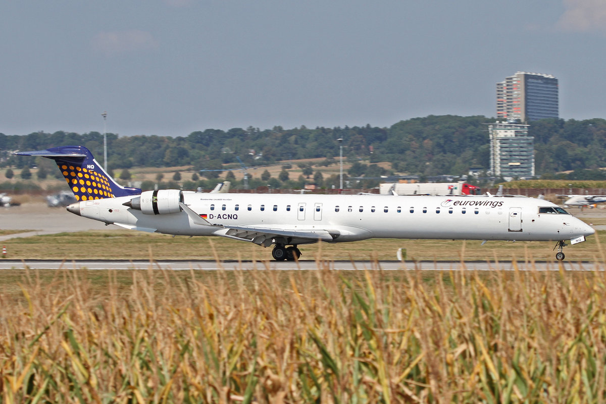 Eurowings (EW-EWG), D-ACNQ, Bombardier/Canadair, CRJ-900 LR (CL-600-2D24), 10.09.2016, EDDS-STR, Stuttgart, Germany 