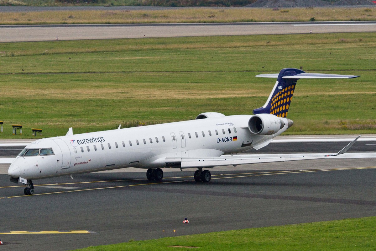 Eurowings (EW-EWG), D-ACNR, Bombardier, CRJ-900 NG (GW-Sticker), 27.06.2015, DUS-EDDL, Düsseldorf, Germany