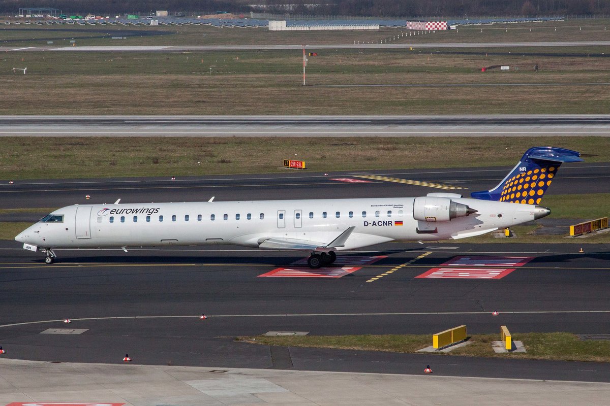 Eurowings (EW-EWG), D-ACNR  Ratingen , Bombardier, CRJ-900 LR (CL-600-2D24), 10.03.2016, DUS-EDDL, Düsseldorf, Germany 