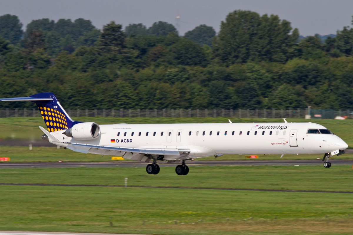 Eurowings (EW-EWG), D-ACNX, Bombardier, CRJ-900 NG (GW-Sticker), 22.08.2015, DUS-EDDL, Düsseldorf, Germany