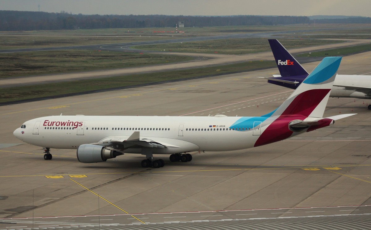 Eurowings,D-AXGA,(C/N 530),Airbus A 330-203, 22.11.2015,CGN-EDDK, Köln -Bonn,Germany 