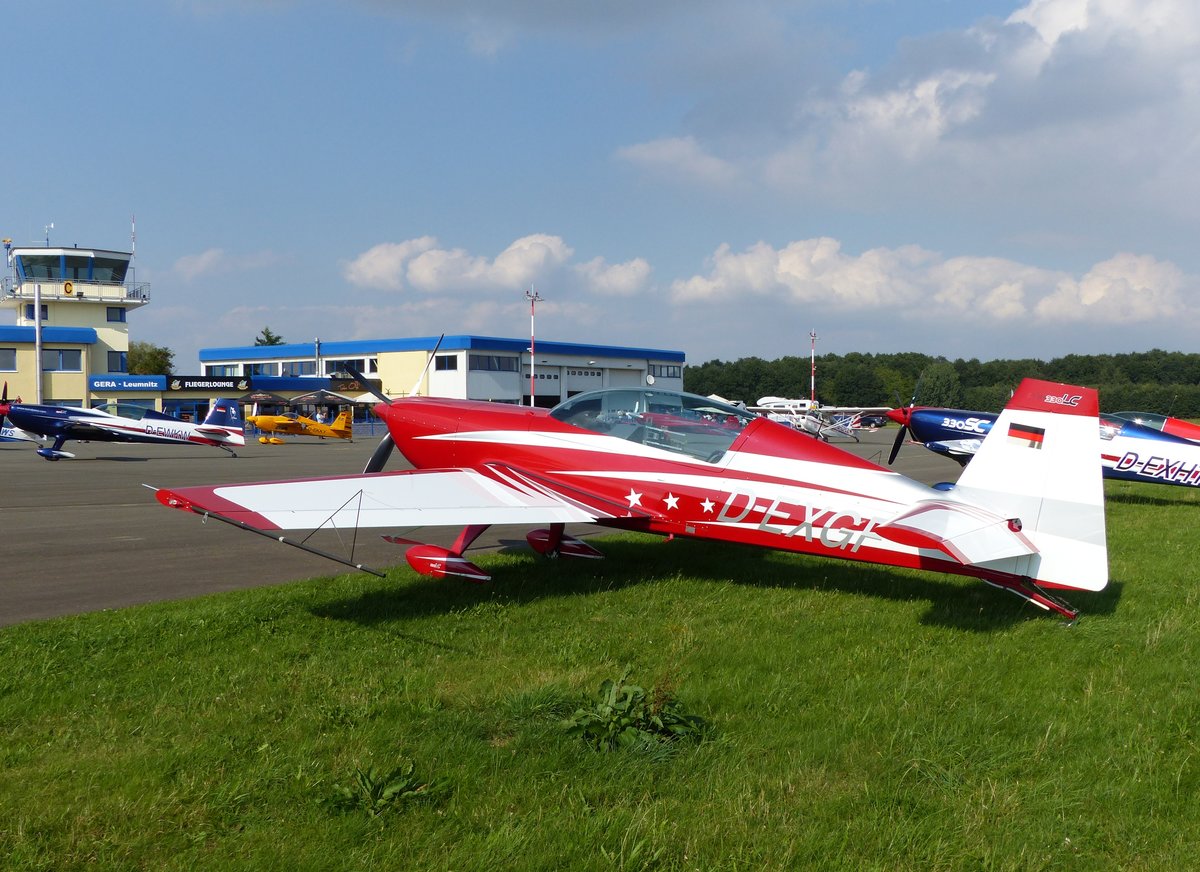 Extra 300 LC, D-EXGF, Flugplatz Gera (EDAJ), 27.8.2017