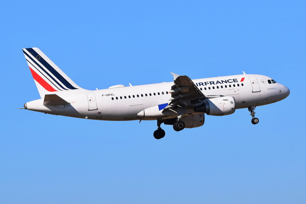 F-GRXL , Air France , Airbus A319-111 , Berlin-Brandenburg  Willy Brandt  , BER , 12.03.2022 ,