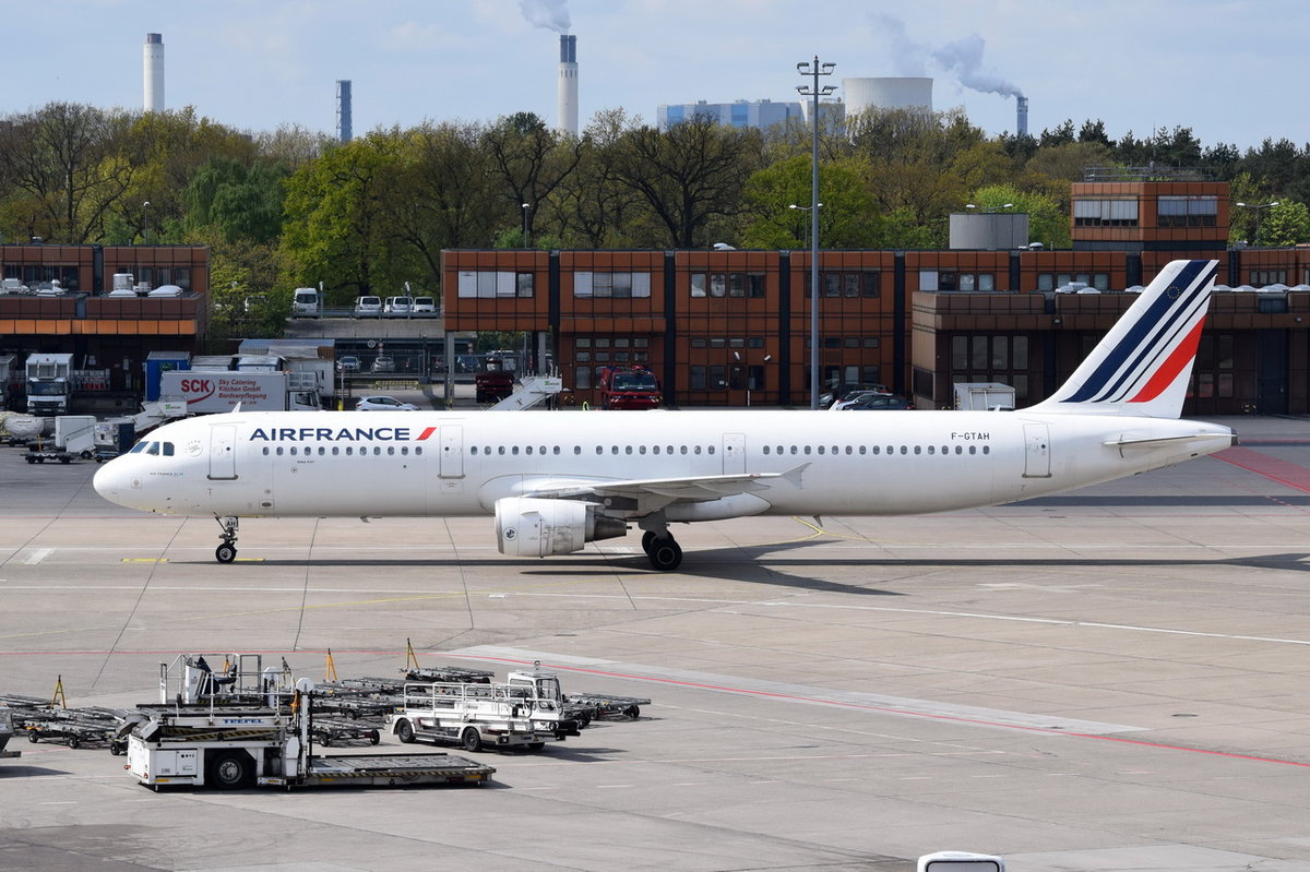 F-GTAH Air France Airbus A321-212   , TXL  26.04.2017