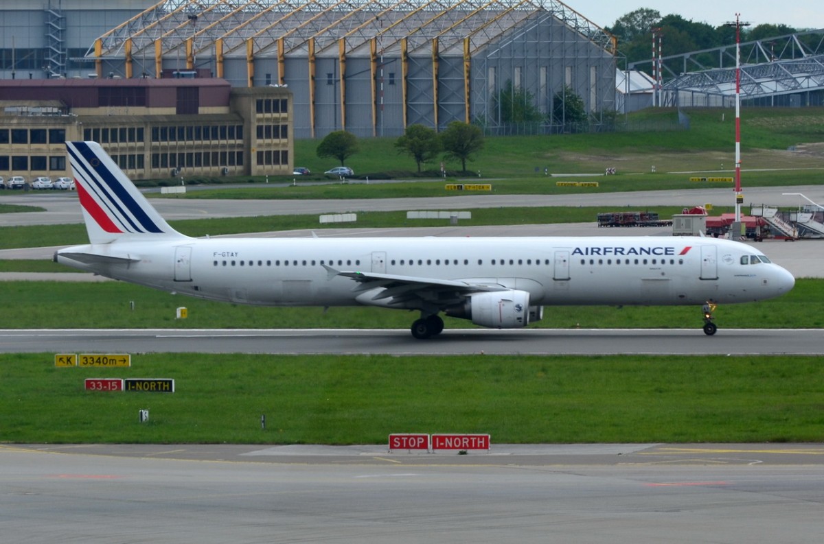 F-GTAY Air France Airbus A321-212   Start in Hamburg  04.05.2014