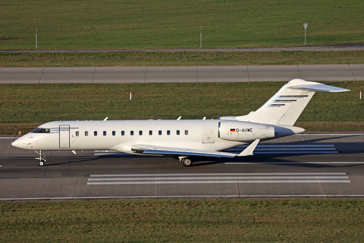 FAI Rent-A-Jet, D-AUWE, Bombardier Global Express, msn: 9060, 29.November 2025, ZRH Zürich, Switzerland.