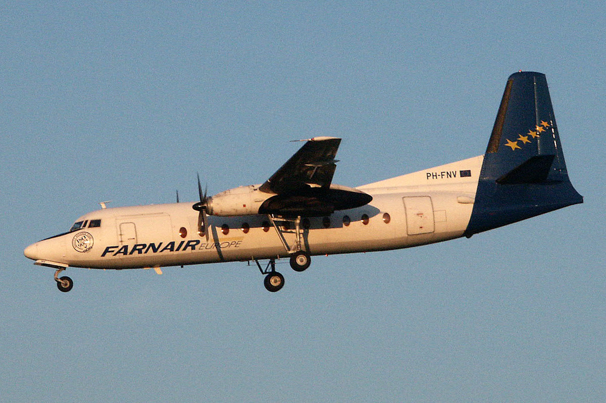 Farnair Europe, PH-FNV, Fokker 27, 21.Mai 2002,ZRH Zürich, Switzerland.