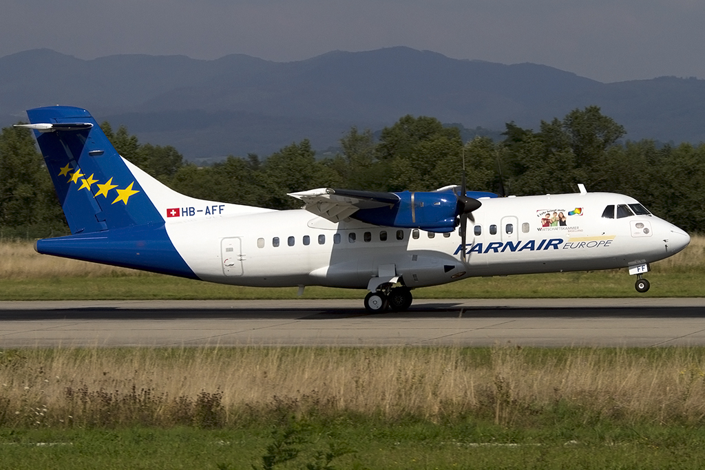 Farnair, HB-AFF, ATR, 42-320, 30.08.2013, BSL, Basel, Switzerland





