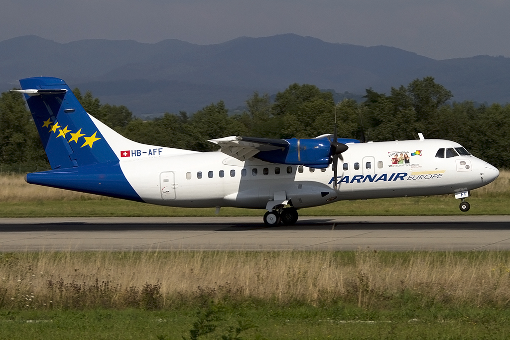 Farnair, HB-AFF, ATR, 42-320, 30.08.2013, BSL, Basel, Switzerland





