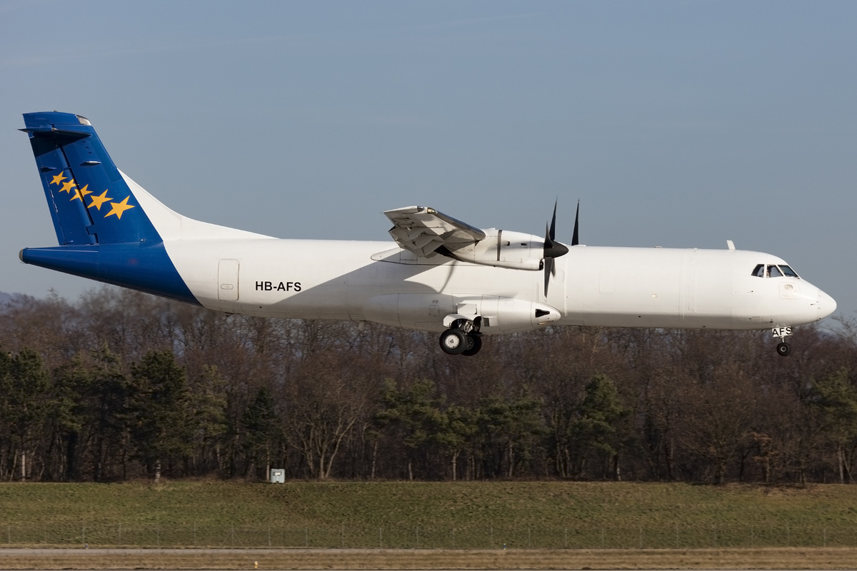 Farnair, HB-AFS, ATR, 72-201F, 20.12.2015, BSL, Basel, Switzerland 



