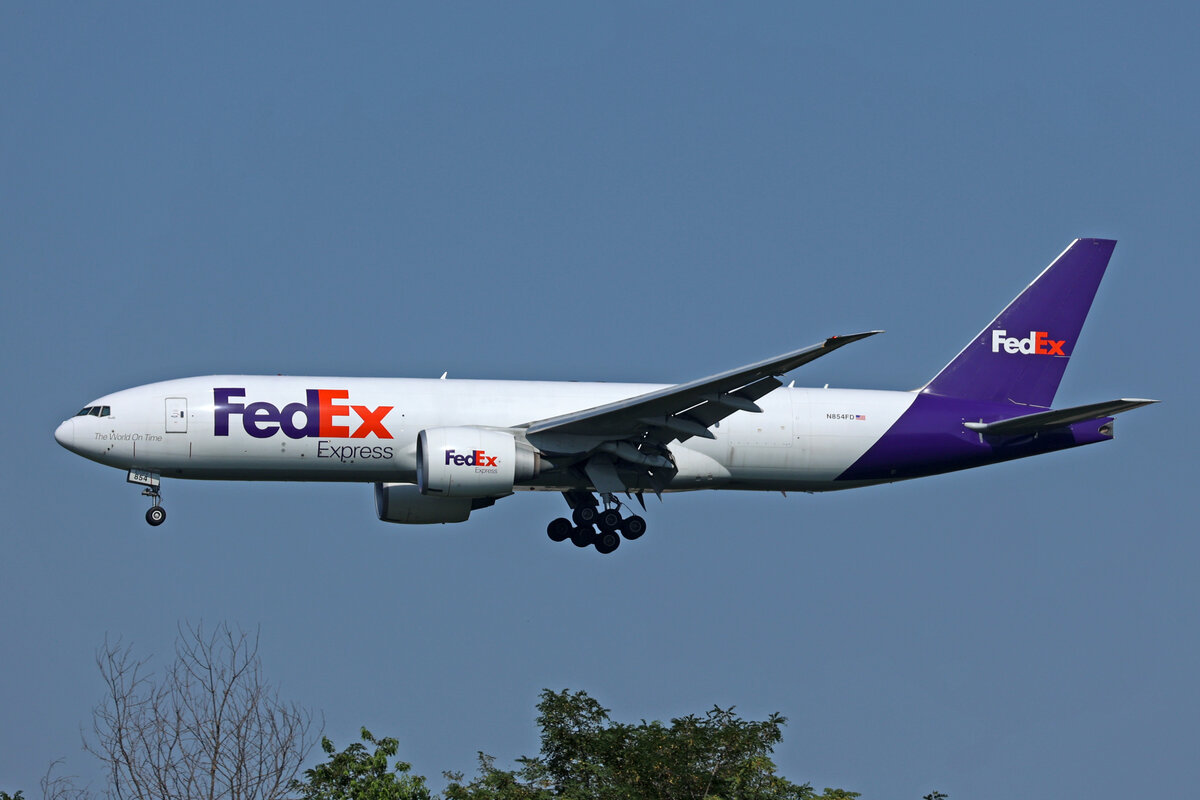 FedEx, N854FD, Boeing B777-FS2, msn: 37725/890, 11.Juli 2023, MXP Milano Malpensa, Italy.
