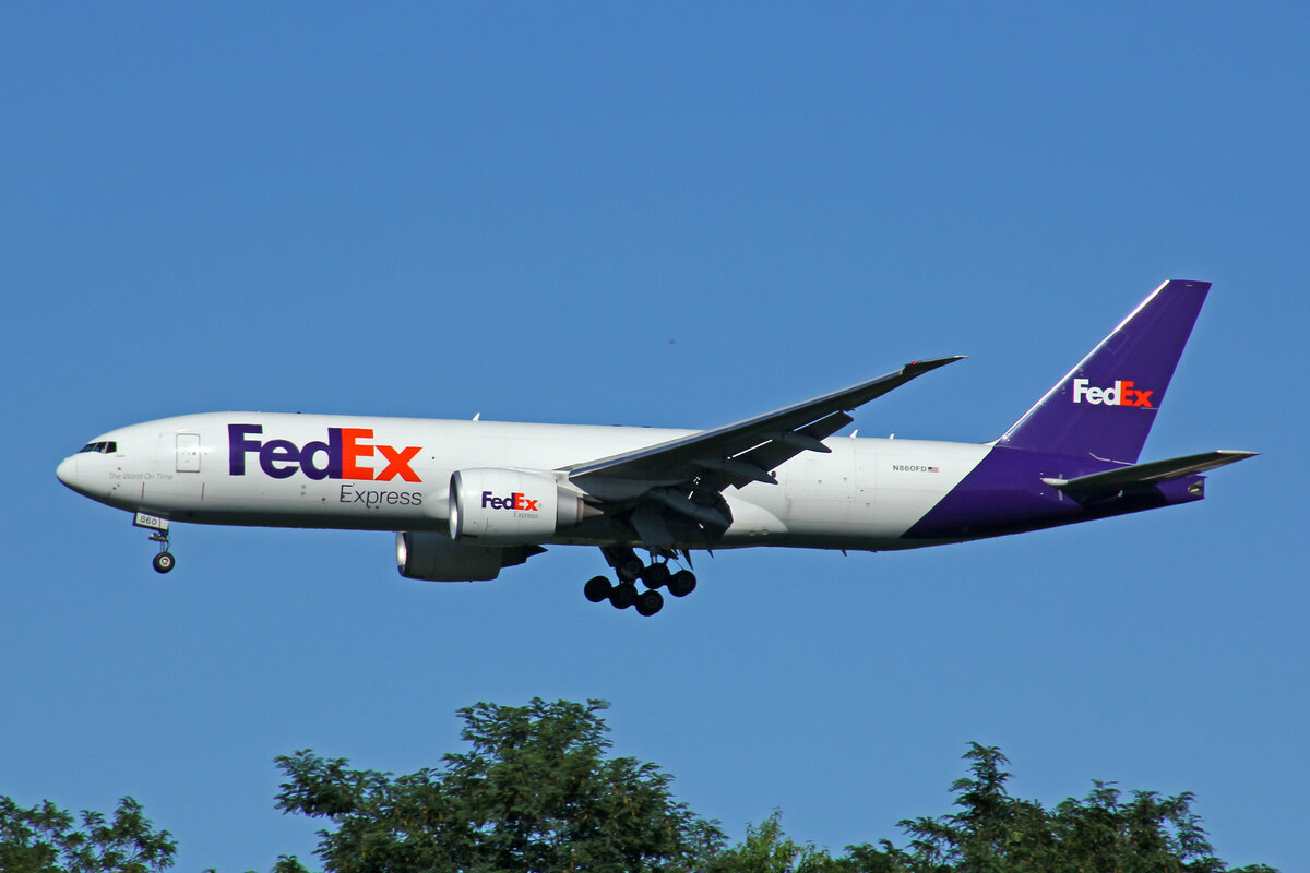 FedEx, N860FD, Boeing 777-FS2, msn: 37731/1601, 01.Juli 2021, MXP Milano Malpensa, Italy.