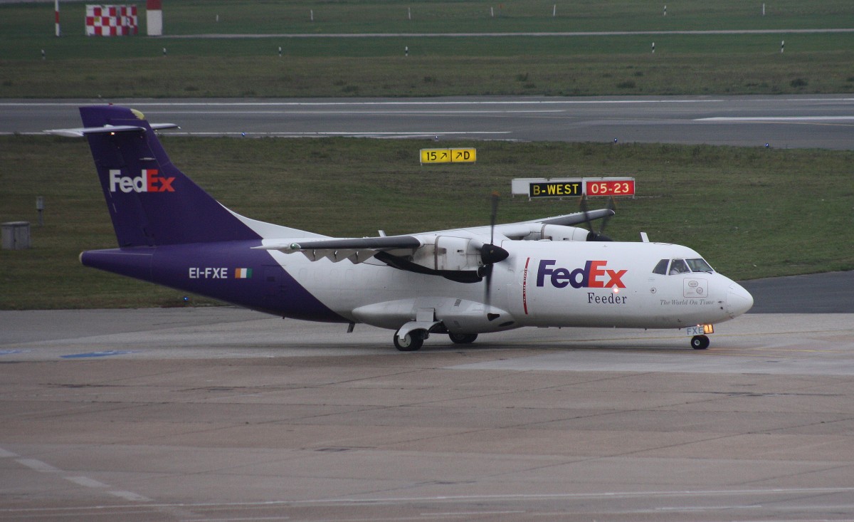 FedEx,EI-FXE, (c/n 327),ATR 42-300F, 16.10.2014, HAM-EDDH, Hamburg, Germany 