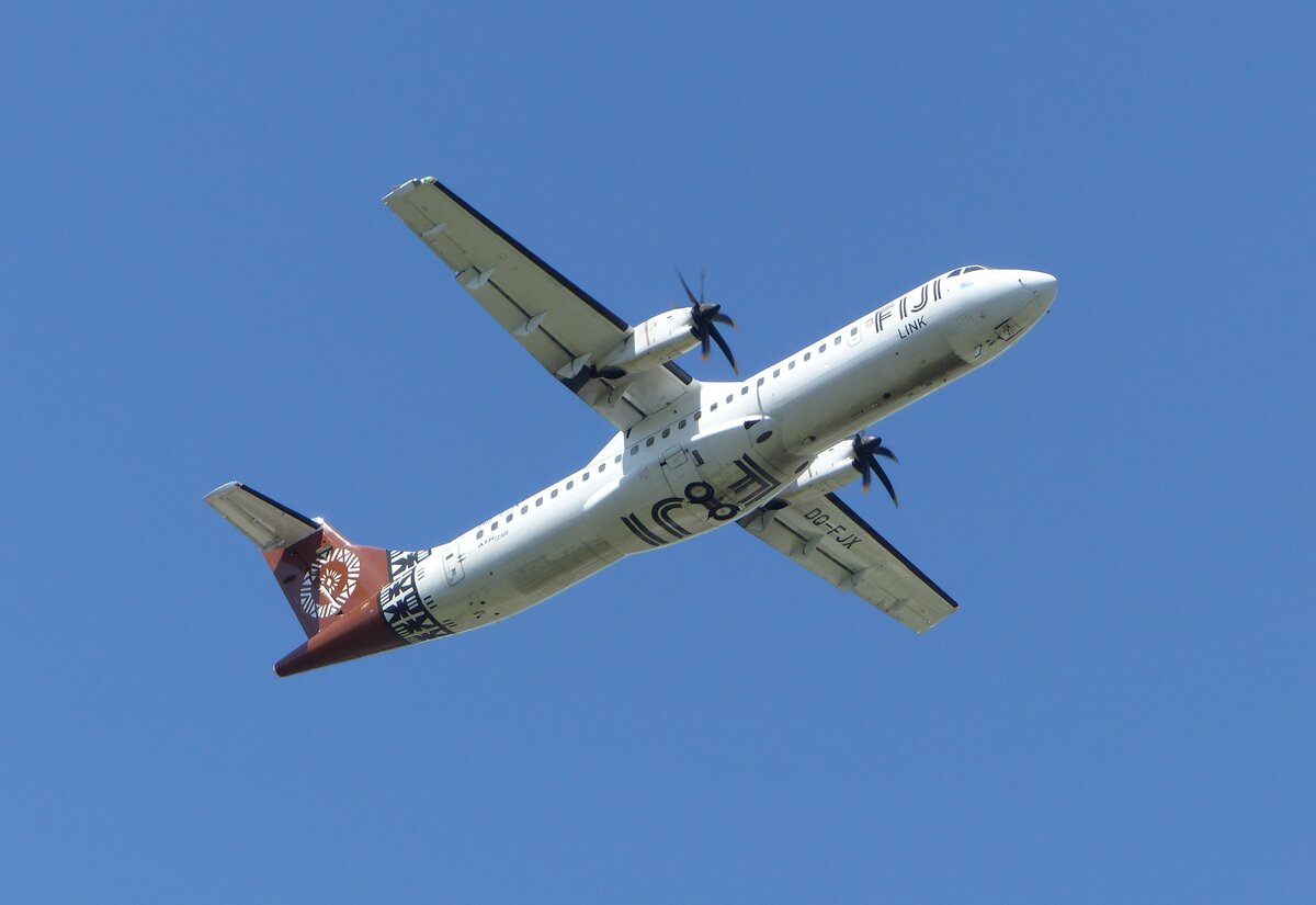 Fiji Link, ATR-72-600, DQ-FJX, Nadi Int. Airport (NAN/NFFN), 2.9.2025