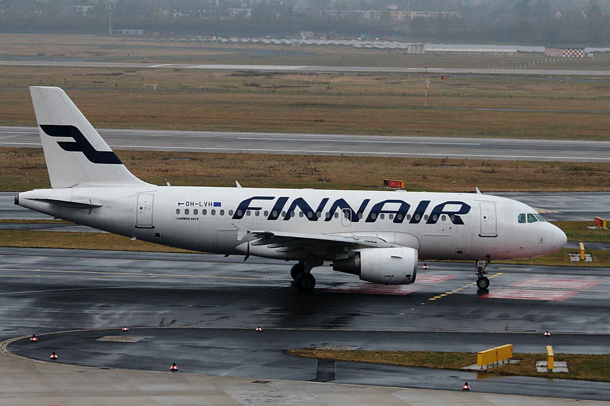 Finnair A 319-112 OH-LVH am 10.03.2015 auf dem Flughafen Dsseldorf