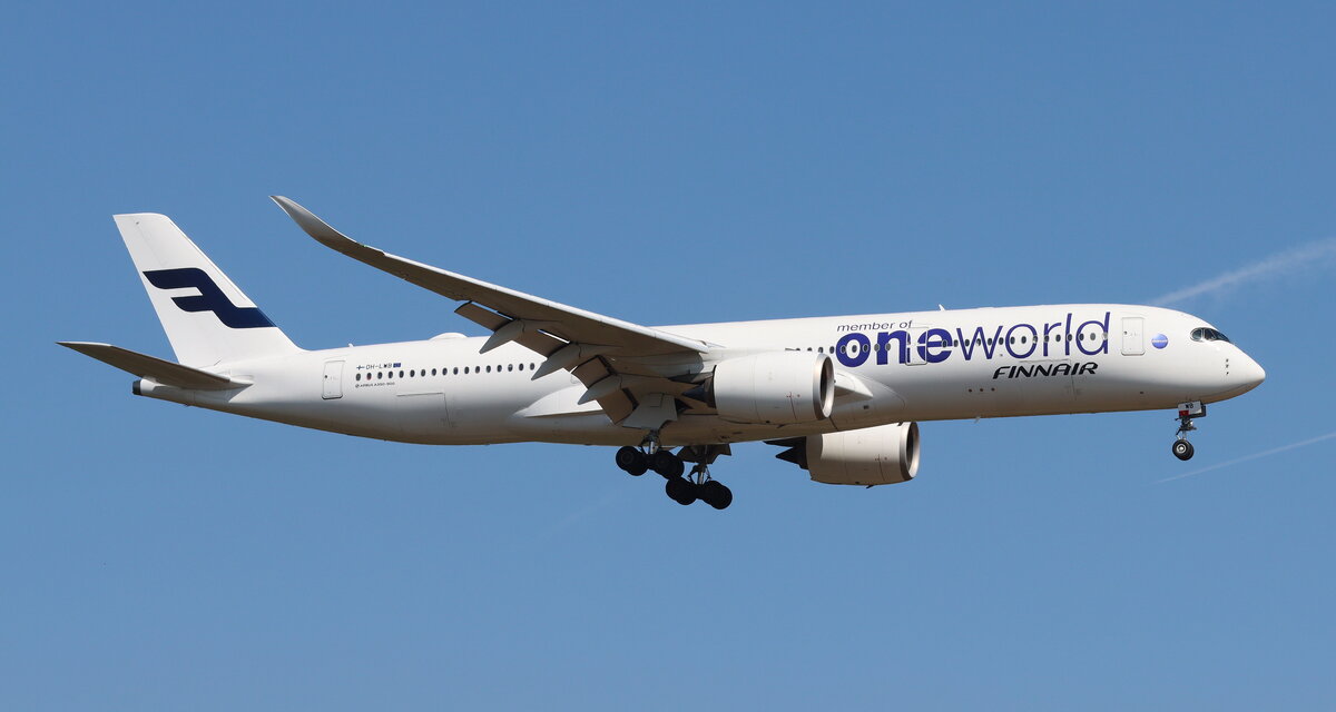 Finnair, Airbus A350-941, OH-LWB(Oneworld Livery), Frankfurt Airport(FRA), 16.06.2022