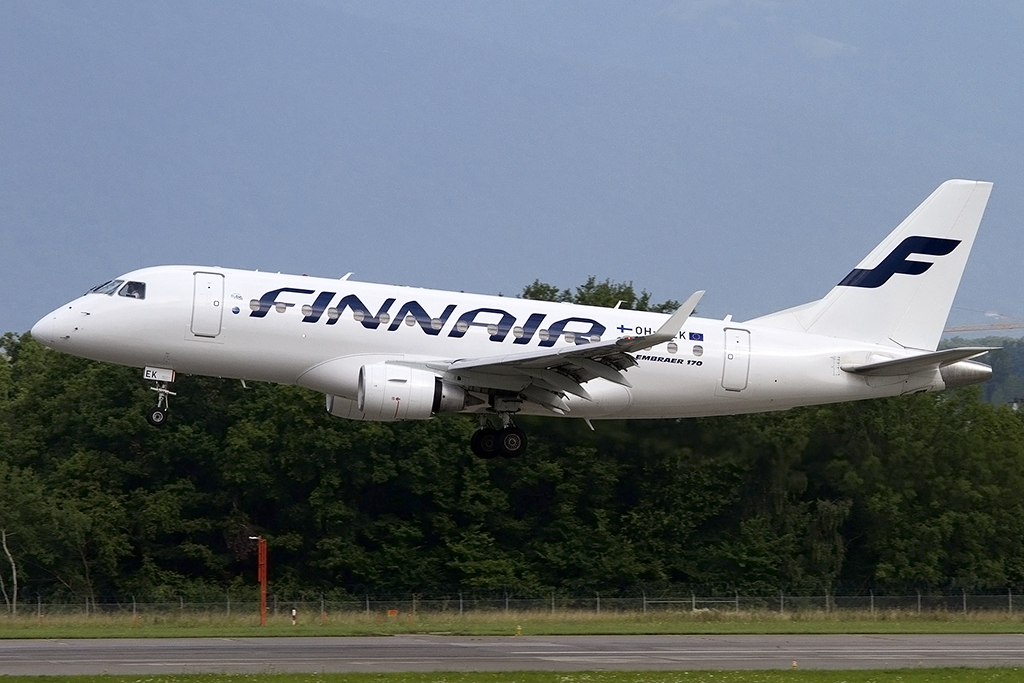 Finnair, OH-LEK, Embraer, ERJ-170, 10.08.2014, GVA, Geneve, Switzerland 


