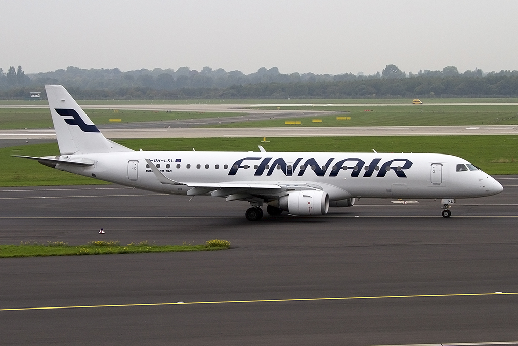 Finnair, OH-LKL, Embraer, 190LR, 08.10.2013, DUS, Düsseldorf, Germany 




