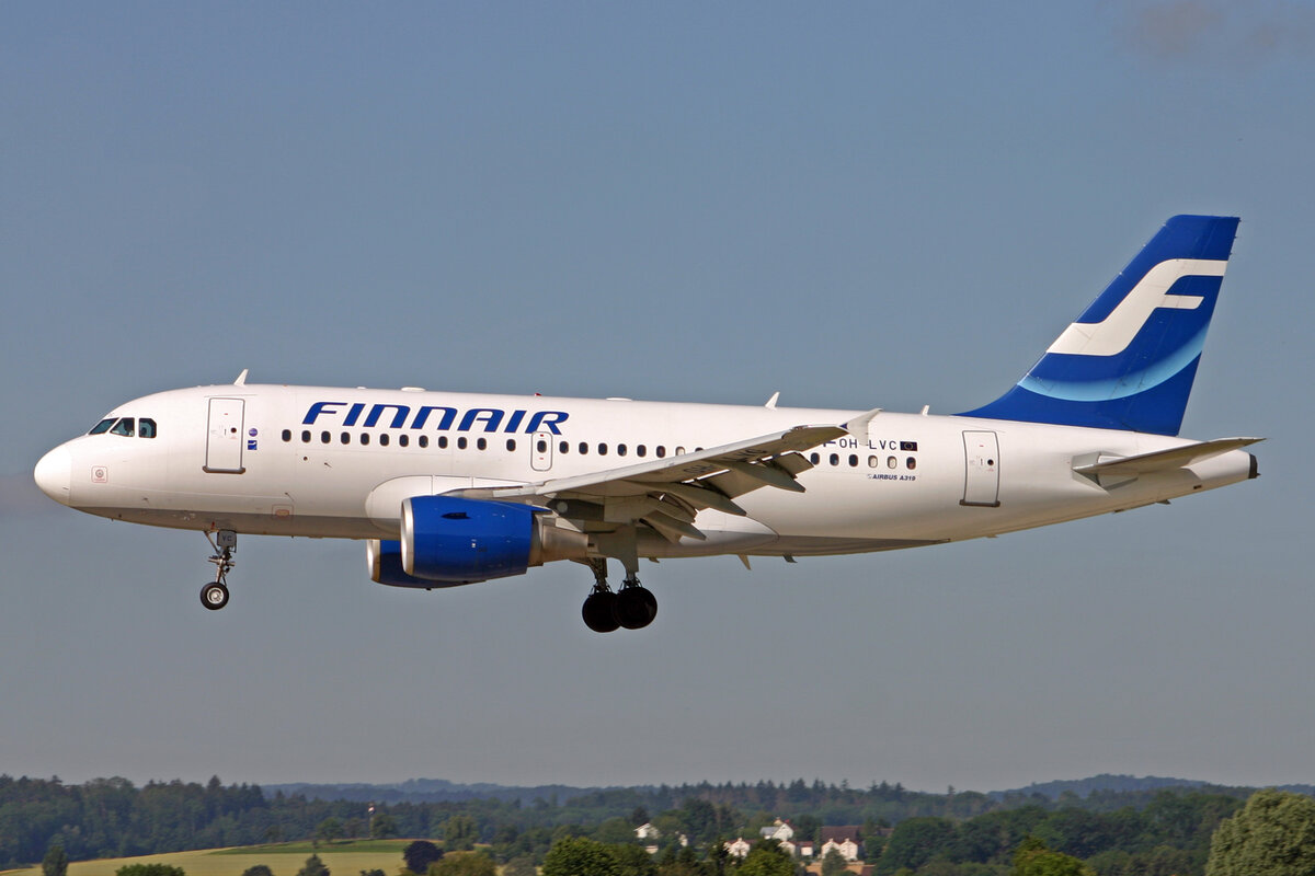 Finnair, OH-LVC, Airbus A319-112, msn: 1309, 19.Juni 2007, ZRH Zürich, Switzerland.