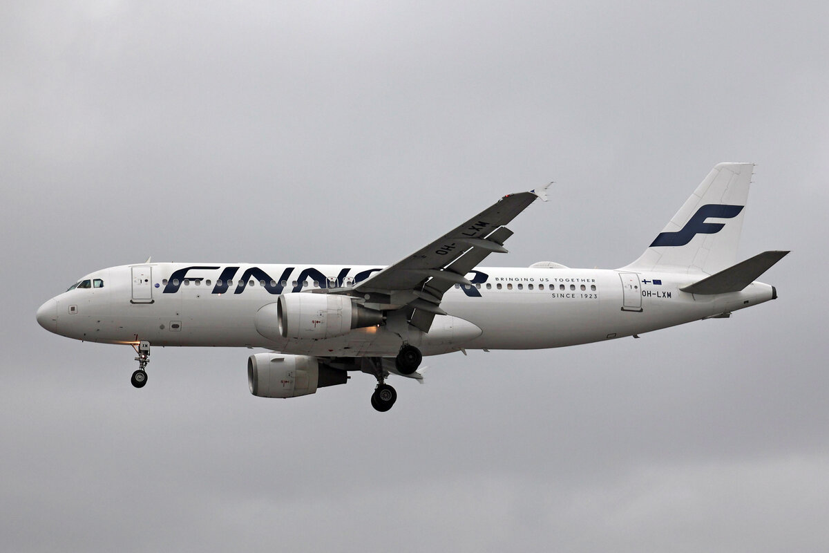 Finnair, OH-LXM, Airbus, A320-214, msn: 2154,  Bringing us together  03.Juli 2023, LHR London Heathrow, United Kingdom.