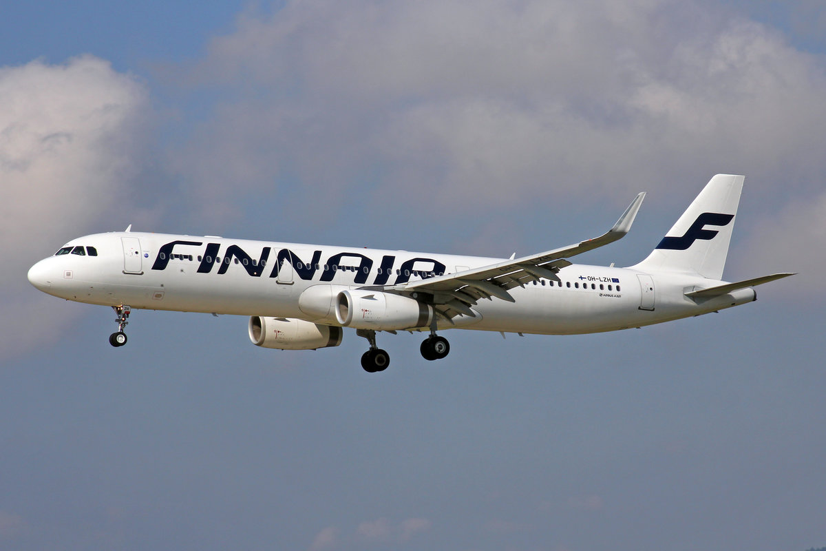 Finnair, OH-LZH, Airbus A321-231, 21.Juli 2017, ZRH Zürich, Switzerland.
