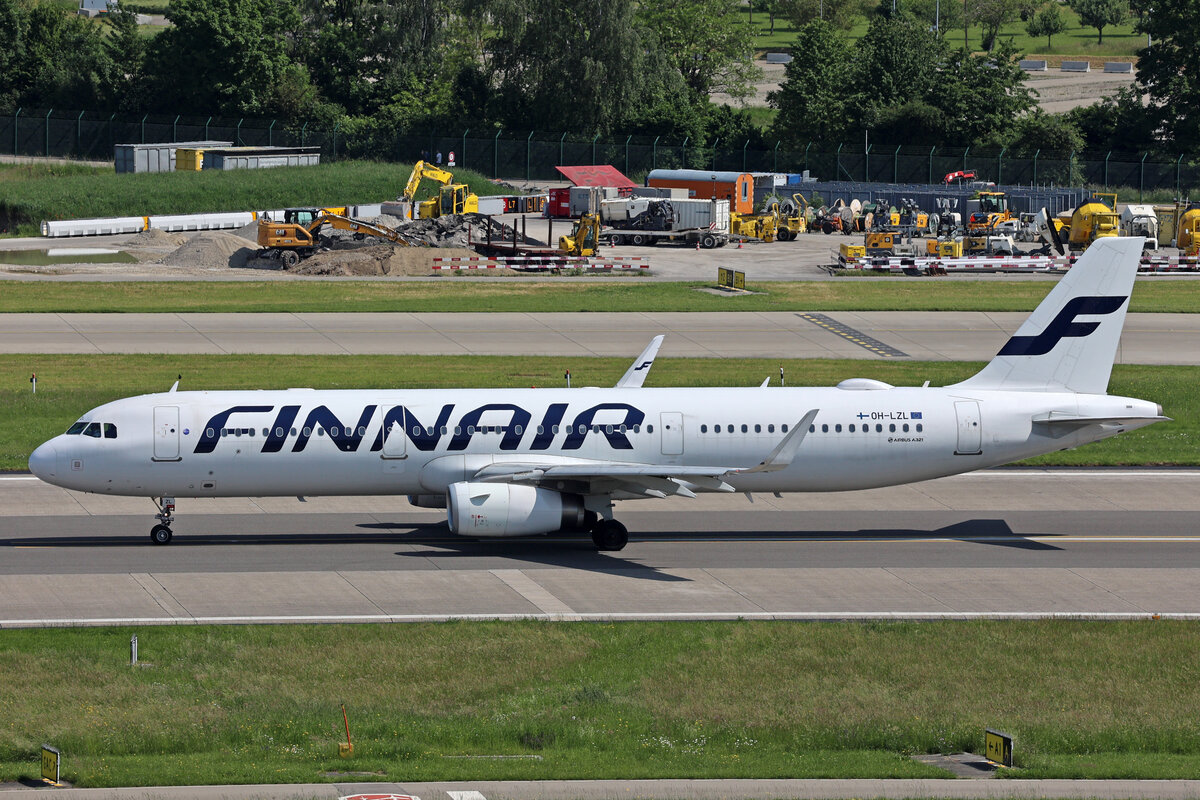 Finnair, OH-LZL, Airbus A321-231, msn: 6083, 29.Mai 2023, ZRH Zürich, Switzerland.