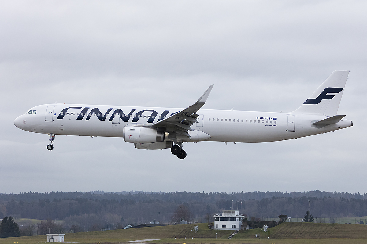 Finnair, OH-LZM, Airbus, 321-231, 23.01.2018, ZRH, Zürich, Switzerland 


