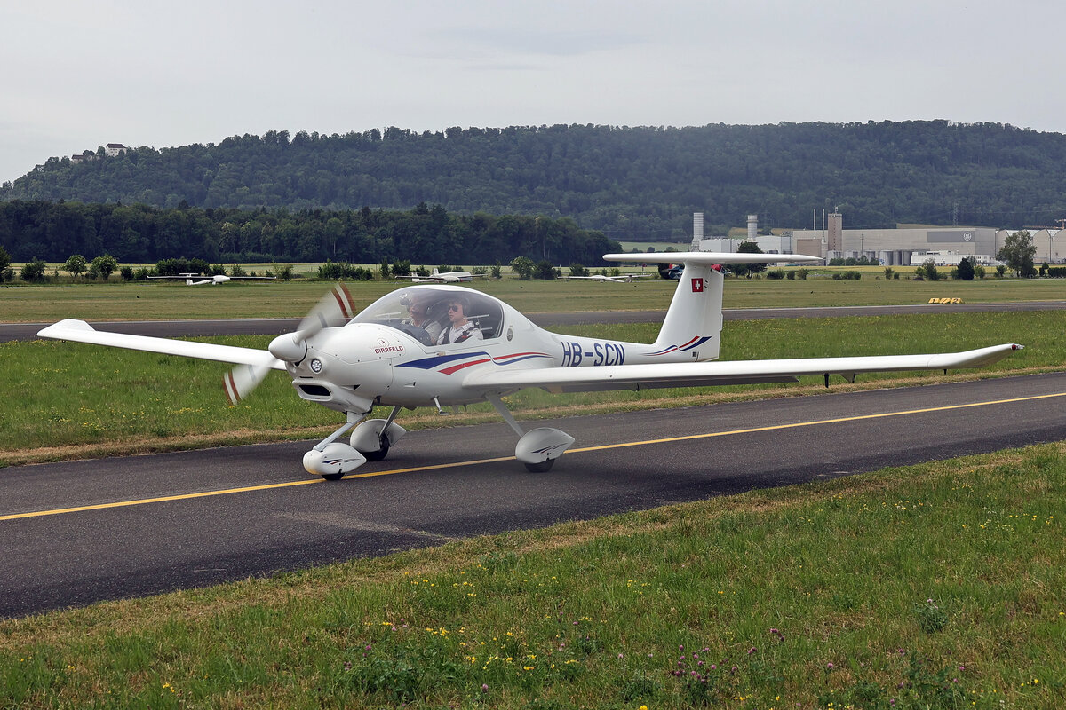 Fliegerschule Birrfeld, HB-SCN, Hovac-Austria DV20, msn: 20124, 16.Juni 2026, Birrfeld, Switzerland.