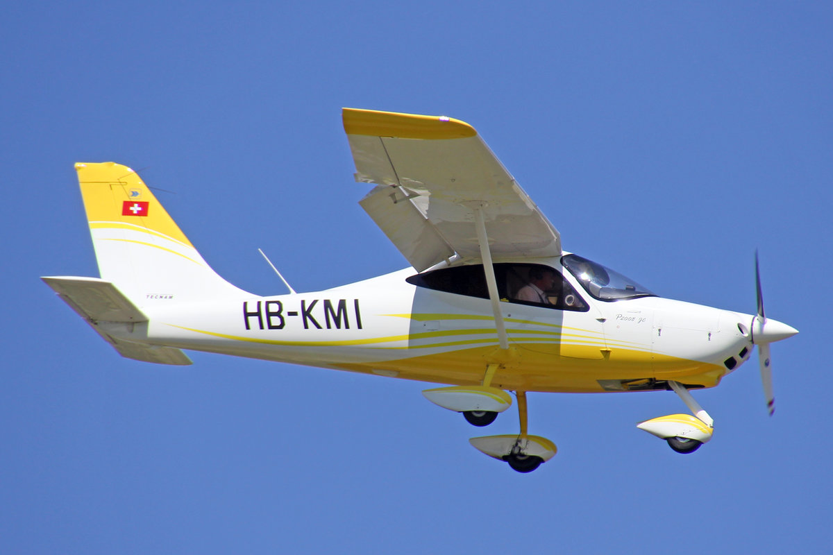 Flugschule Basel, HB-KMI, Tecnam P2008 JC, 29.Mai 2017, BSL Basel, Switzerland.